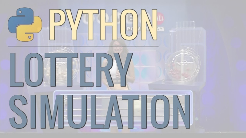 Python Tutorial: Simulate the Powerball Lottery Using