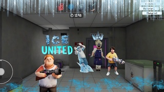 МЕГА МОРОЗНАЯ КОЛАБА С ЮТУБЕРОМИ! Ice Scream United Multiplayer