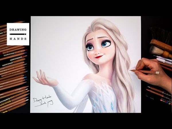 Drawing Elsa From Frozen