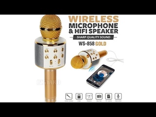 kablosuz #karaoke mikrofon speaker bluetooth USB SD TF aux #hoparlr m17185 r8c19 #jetnetcomtr #7185