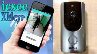 ВИДЕОЗВОНОК KERUI WIFI,XMEYE,ICSEE,ONVIF,AUDIO,УДАЛЕННЫЙ ДОСТУП,КАРТА ПЯМЯТИ!!!