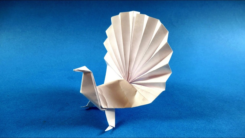 How to make a paper Peacock Easy