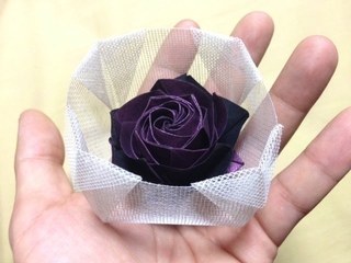 Origami Rose in Box