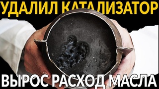 Удалил (выбил) КАТАЛИЗАТОР - вырос расход МАСЛА!