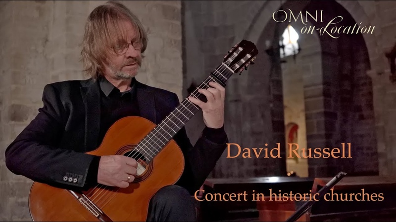David Russell FULL CONCERT CLASSICAL GUITAR Churches of Palencia, Spain Omni