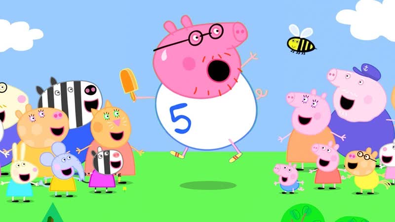 Daddy Pig Does Fun Run for Mending Peppa Pigs School