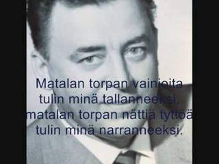 Matalan Torpan Balladi - Olavi Virta (lyrics)