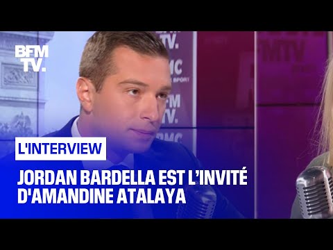 Jordan Bardella face à Amandine Atalaya en