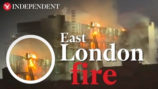 London high-rise engulfed in fire as more than 200 firefighters tackle Dagenham blaze